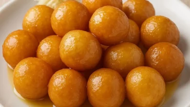 طريقة عمل اللقيمات بالكاسترد للدايت