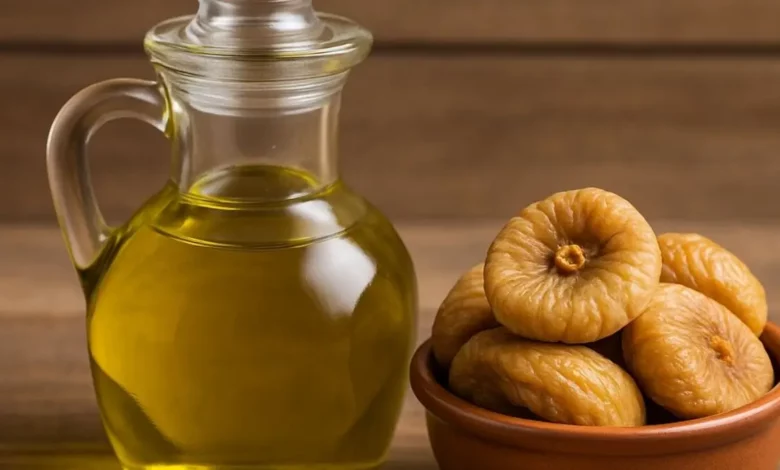 فوائد زيت الزيتون مع التين المجفف
