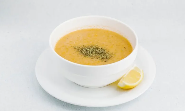 شوربة الفريكة بالدجاج دايت