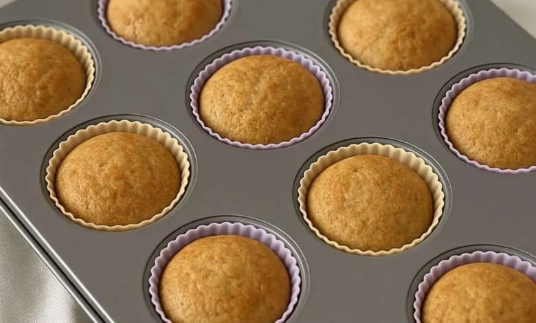 ميني كيك بالموز للدايت