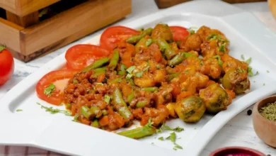 دجاج باللوبيا الخضراء