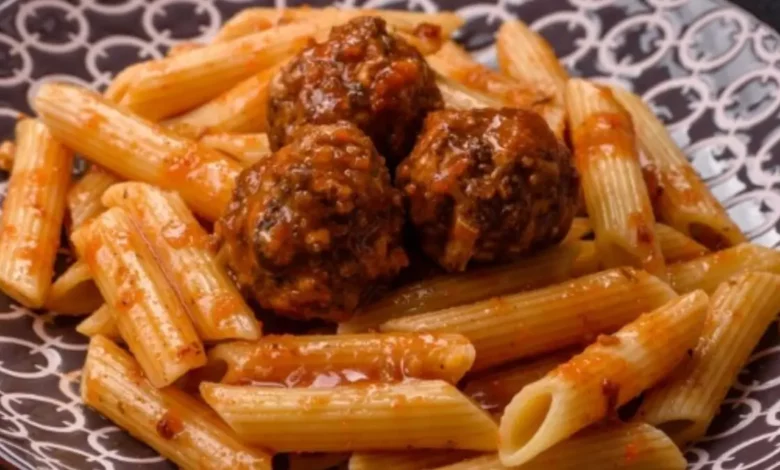 معكرونة بالكفتة